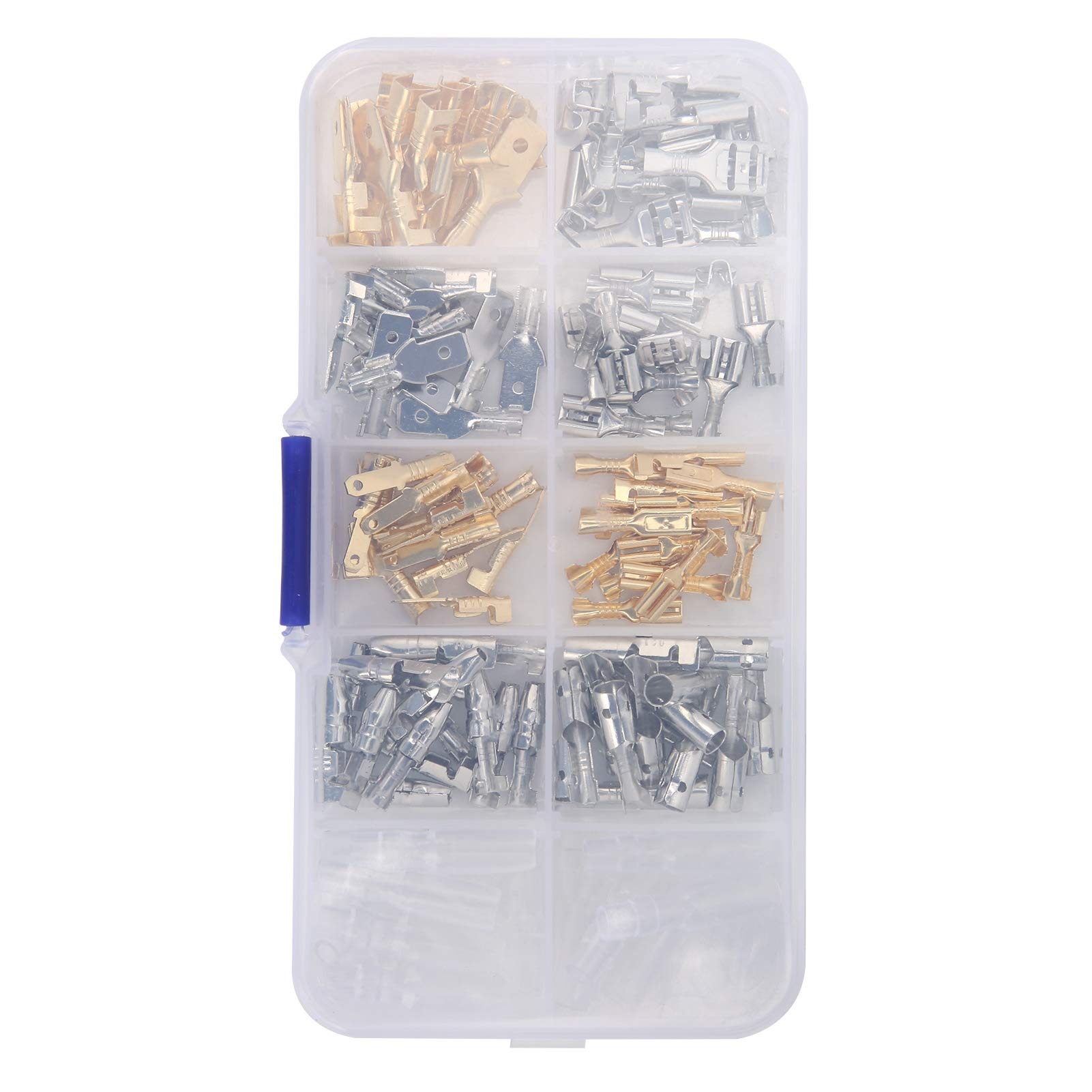High-Quality Insulated Wire Terminals - Secure & Easy-to-Use Electrical Wire Connectors for Industrial Applications | Durable & Lightweight for Wiring Projects, Automotive Repairs, and DIY Electrical Work