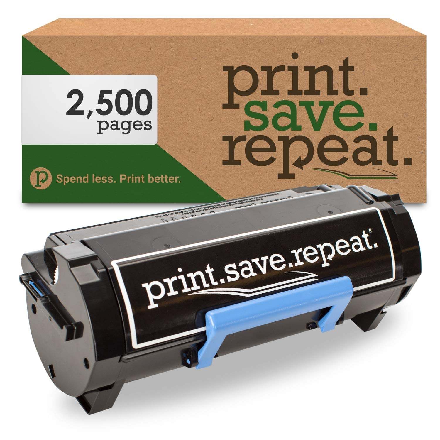 Dell RGCN6 Remanufactured Toner Cartridge for B2360/B3460/B3465 Laser Printers - 2,500 Page Yield | High-Quality Printing for Office Documents, Reports & Flyers