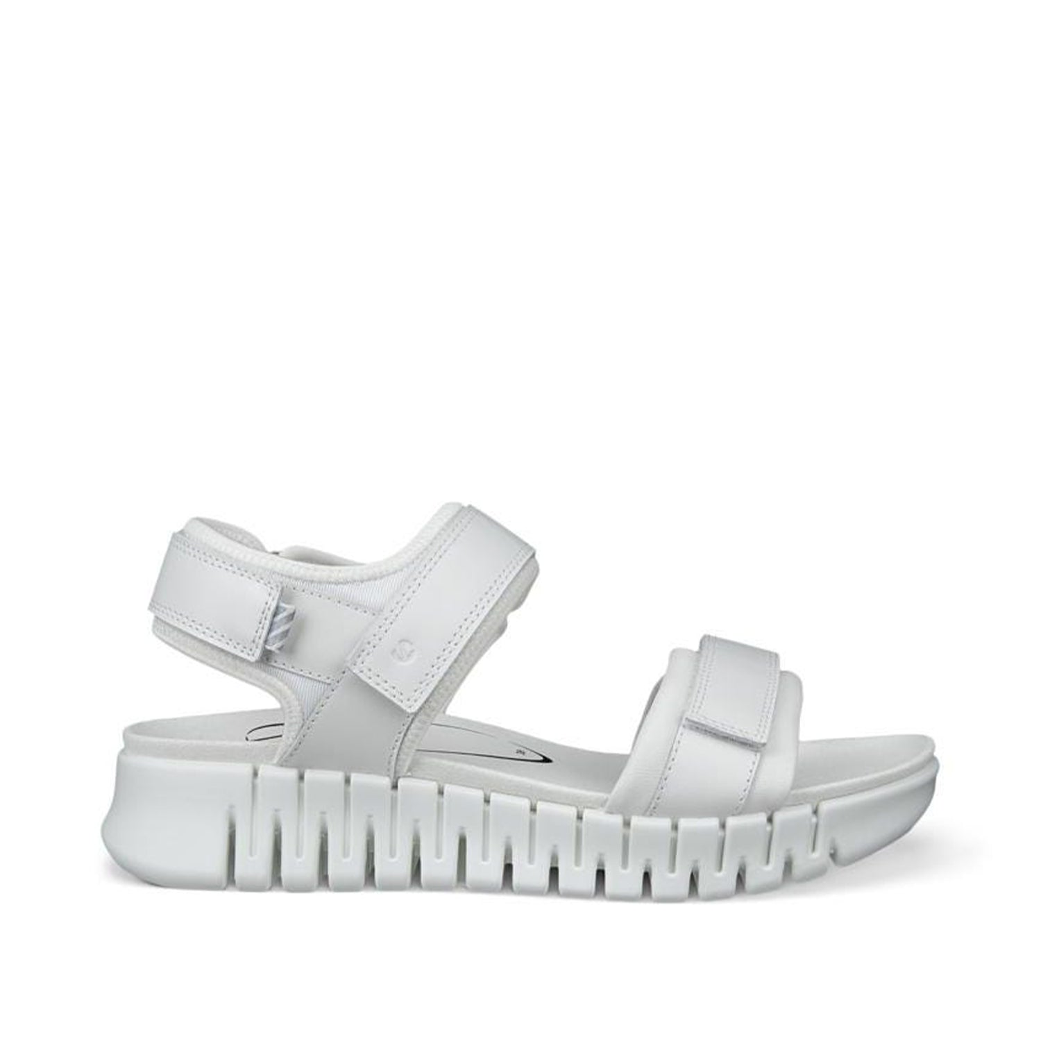 ECCO Women's Gruuv Sol Leather Sneakers in White | Comfortable Casual Walking Shoes for Women | Perfect for Work, Travel & Everyday Wear