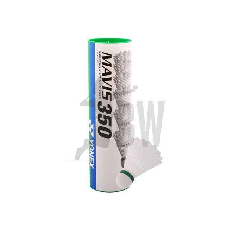Yonex Mavis 350 Nylon Badminton Shuttlecocks - White Slow Speed for Training & Recreational Play - Perfect for Beginners & Casual Games