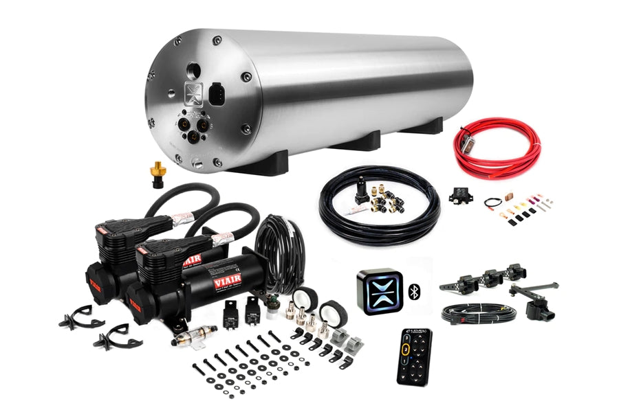 AccuAir Air Suspension Ultimate Full E-Level Kit - Complete Air Ride System for Custom Cars & Trucks - Perfect for Lowriders, Show Vehicles & Performance Builds