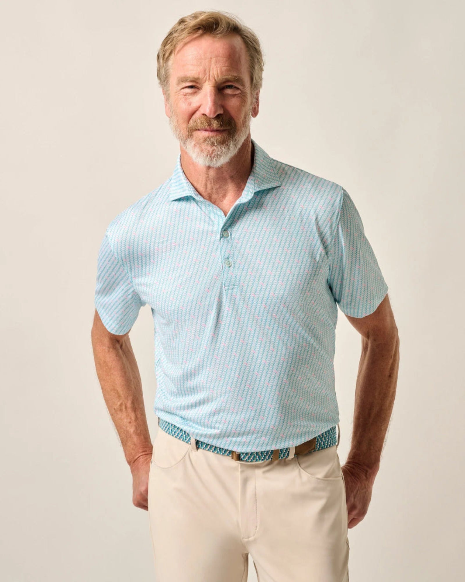 Johnnie O The Everglades Performance Polo Shirt for Men - Moisture Wicking, Quick Dry Golf & Tennis Shirt - Comfortable Tarpon Fishing & Outdoor Activewear