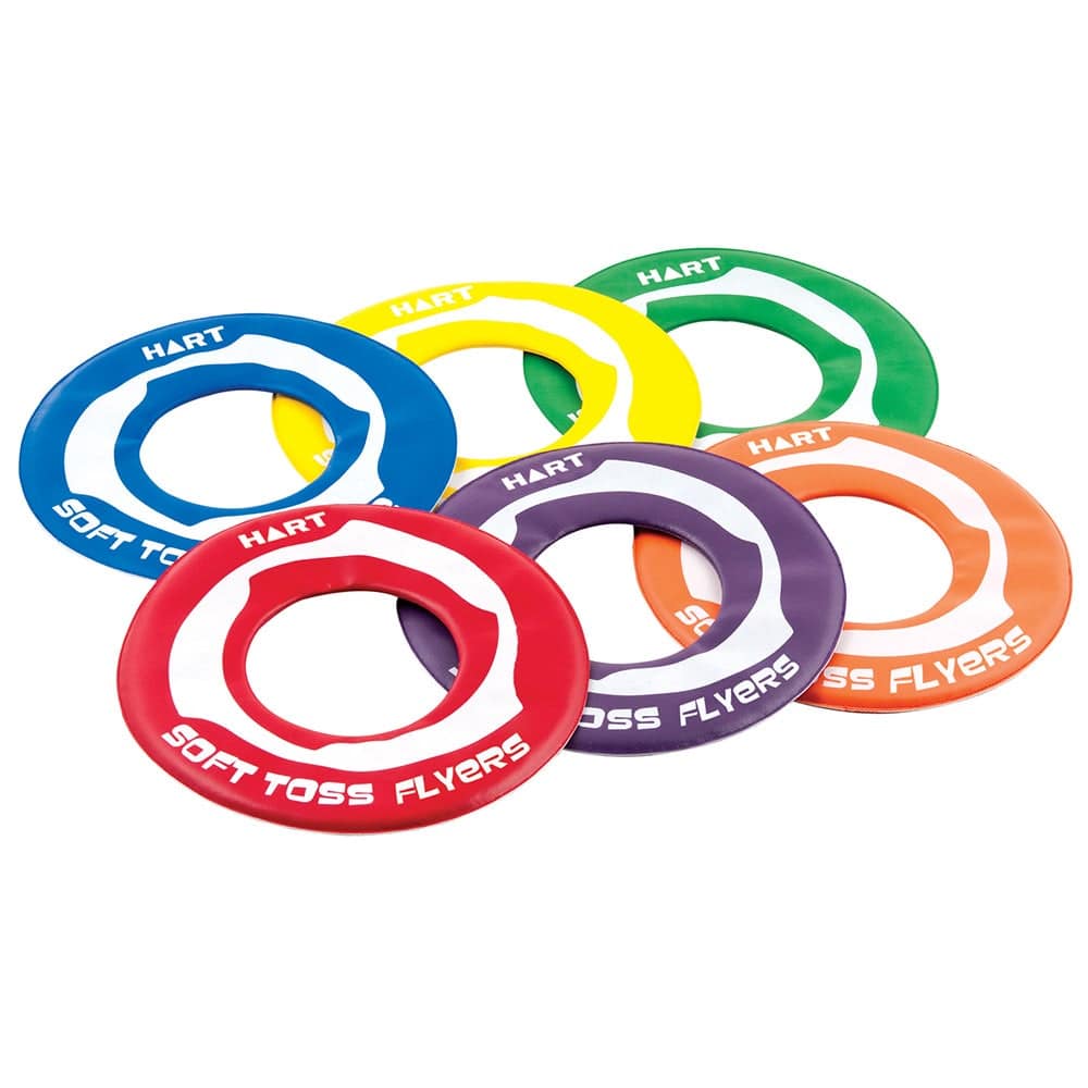 HART Soft Toss Flyers Set - Baseball & Softball Training Equipment for Pitching Practice | Perfect for Backyard Drills, Team Practice & Solo Training Sessions