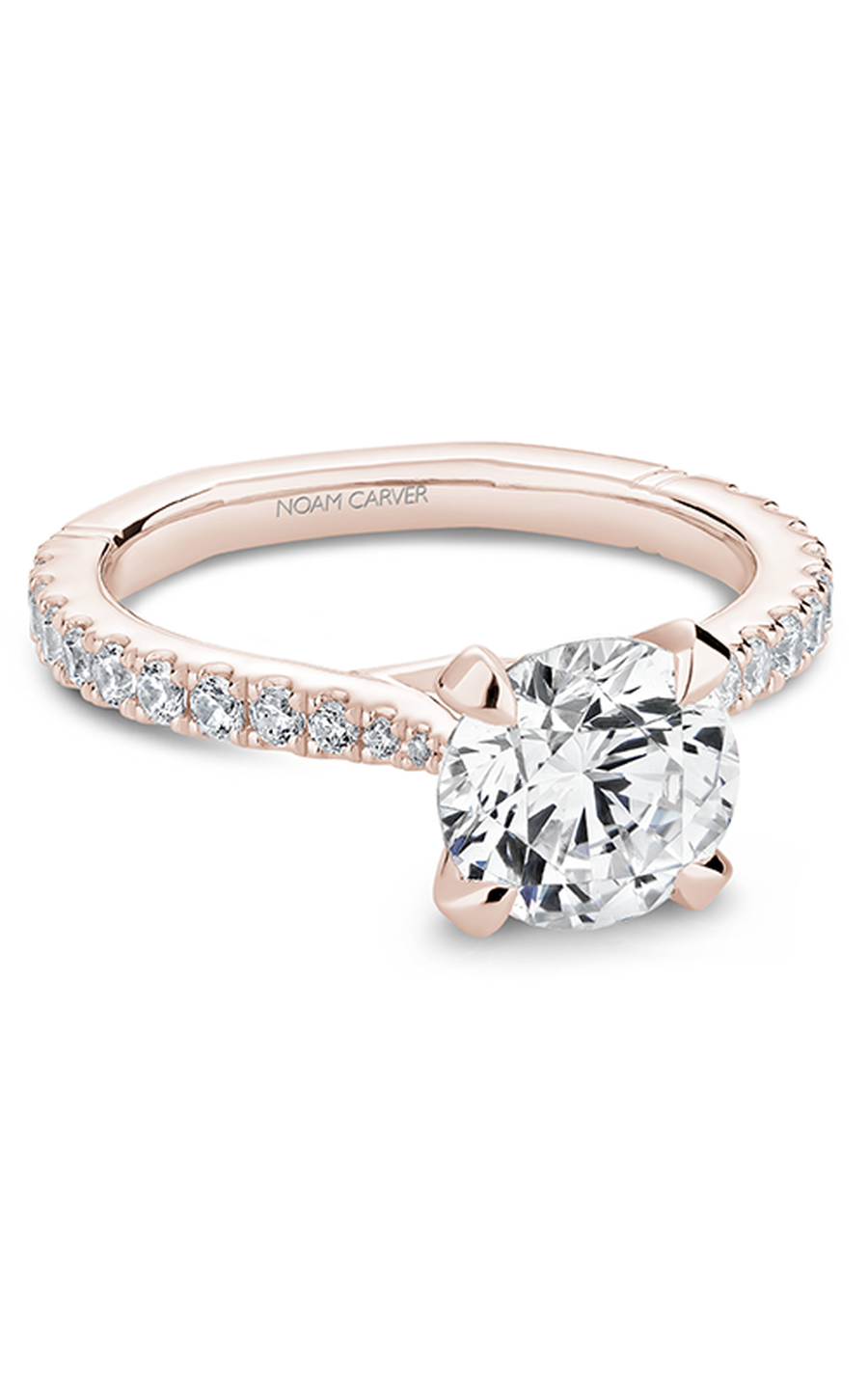 Noam Carver Atelier A032 01RA Diamond Engagement Ring - Elegant Solitaire Wedding Band for Proposal & Anniversary Gifts