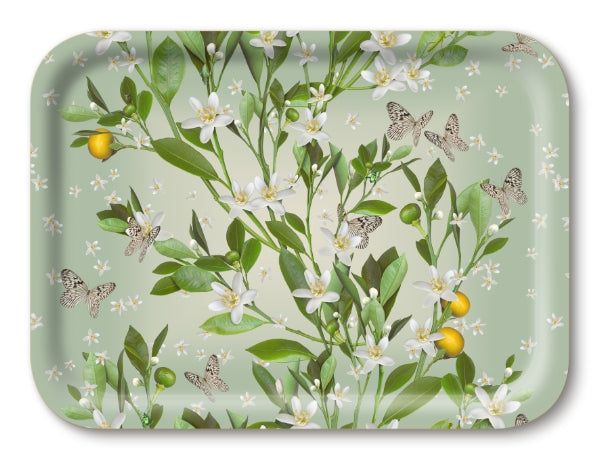 Jamida Orange Blossom Tray - Elegant Serving Tray for Tea, Coffee & Desserts | Perfect for Home Decor, Parties & Gifts