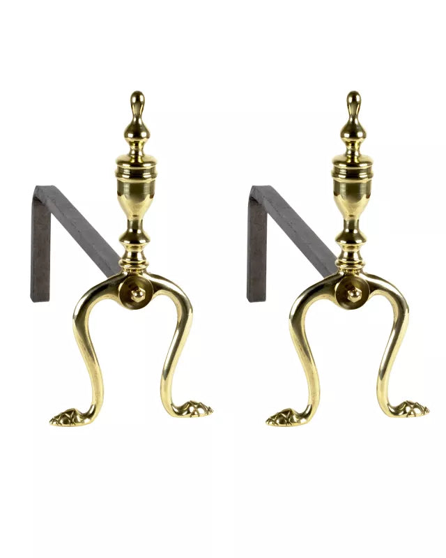 Eldhund Brass Trophy Cup Pair - Elegant Award for Sports, Competitions & Home Decor