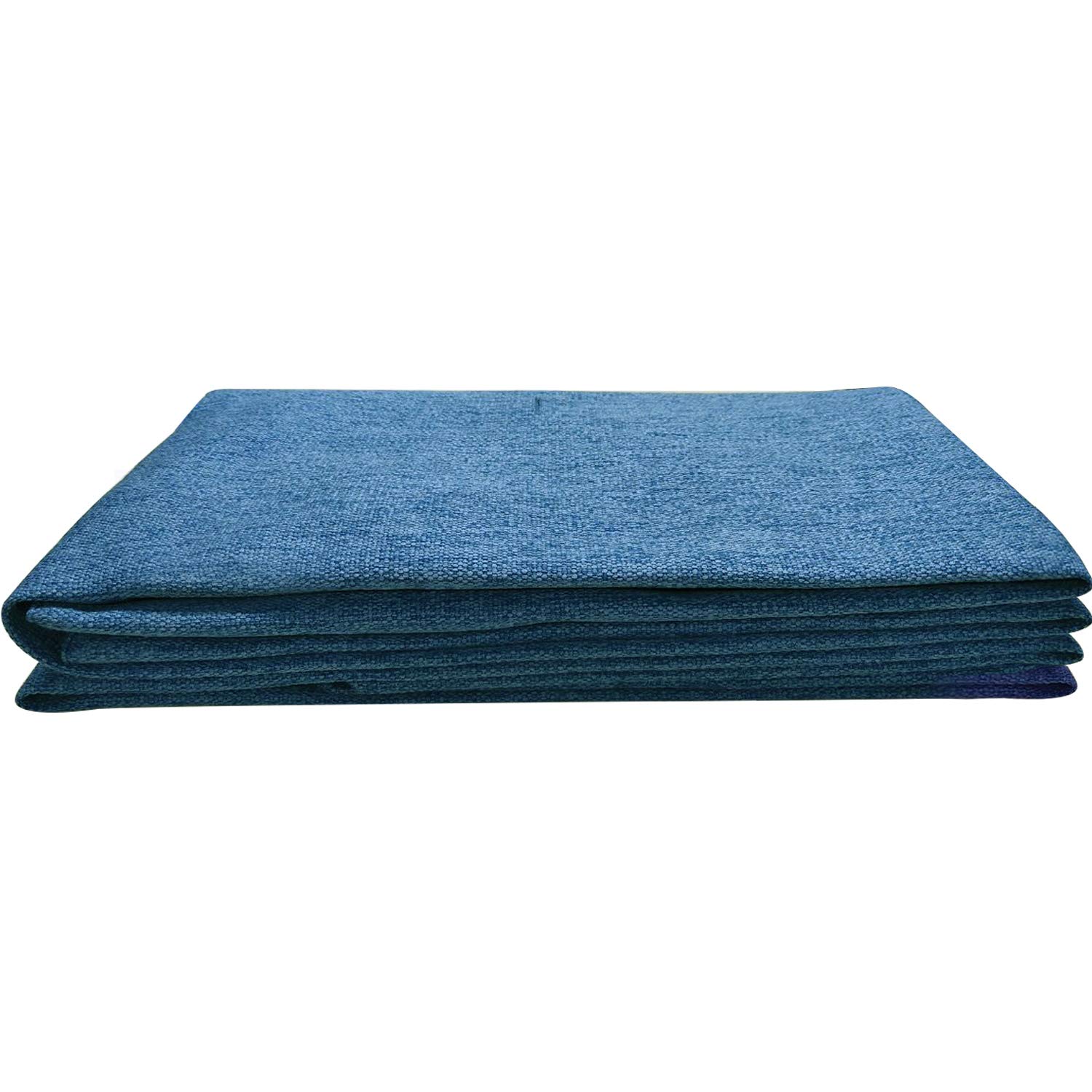 WOWMAX Blue Triangle Pillow Cover for Reading, Bolster, Headboard, Backrest - California King Size - Perfect for Bed, Sofa, and Office Comfort