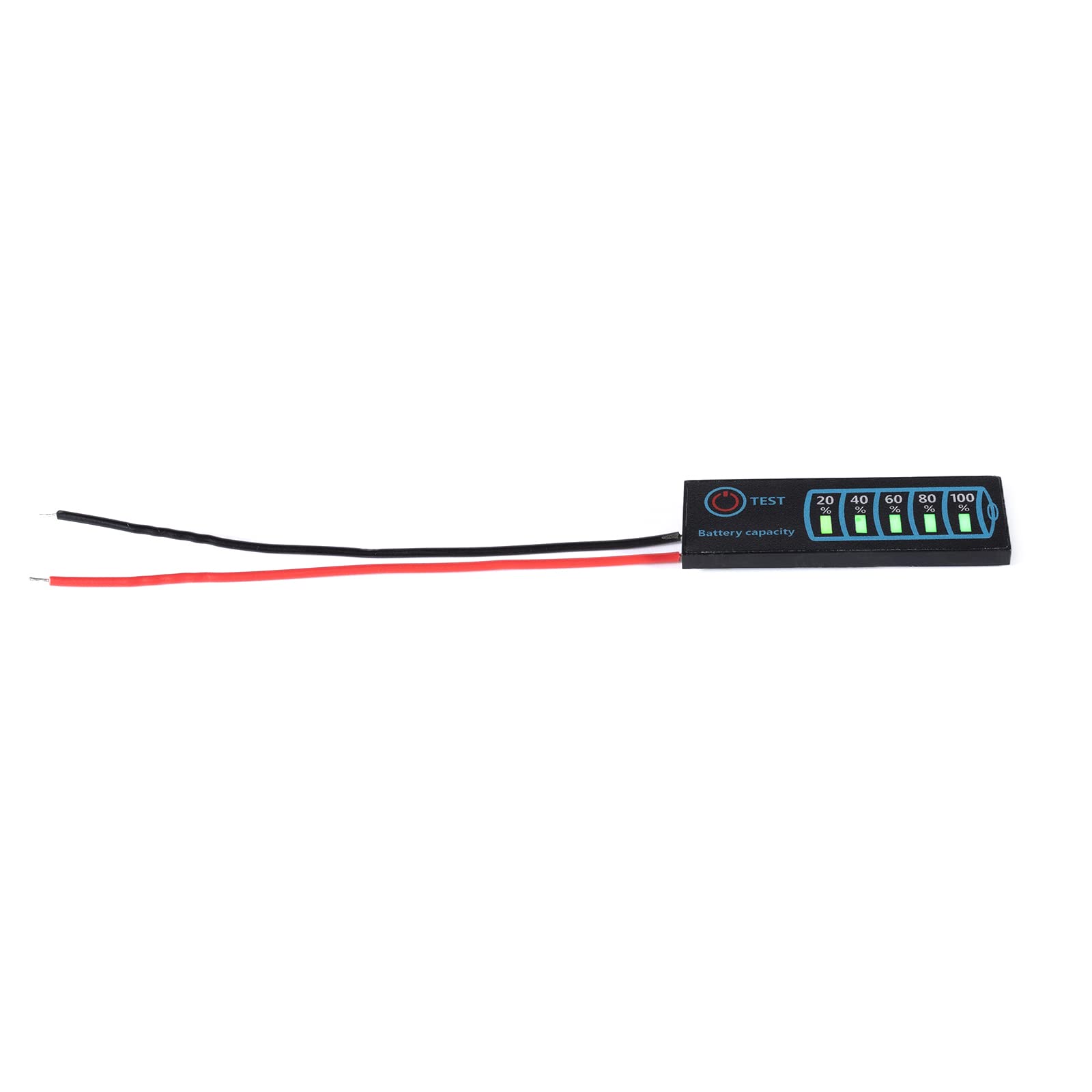 12V 24V Battery Monitor Tester - DC5-30V Digital LED Display for Lithium & Lead-Acid Batteries - Car, RV, Solar Power System, Marine Battery Voltage Checker