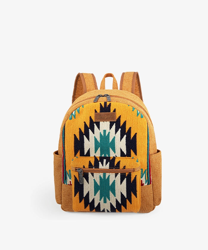Wrangler Aztec Navajo Print Concealed Carry Backpack for Men & Women - Stylish Tactical Daypack for Hiking, Travel & Everyday Use