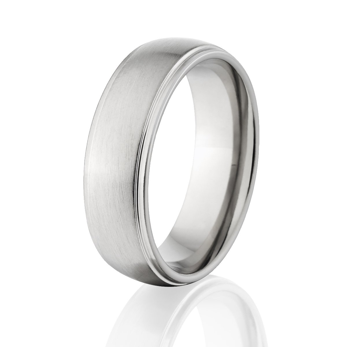 Premium Men's Titanium Wedding Band - USA Made Comfort Fit Titanium Ring for Men - Durable & Lightweight for Everyday Wear, Gym, Travel & Outdoor Activities