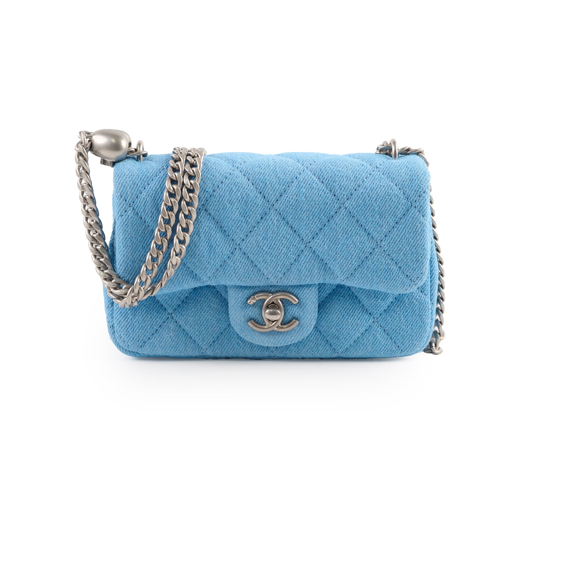 Chanel 2024 Seasonal Denim Rectangular Blue Handbag - Luxury Designer Tote for Women, Perfect for Work, Travel & Everyday Use