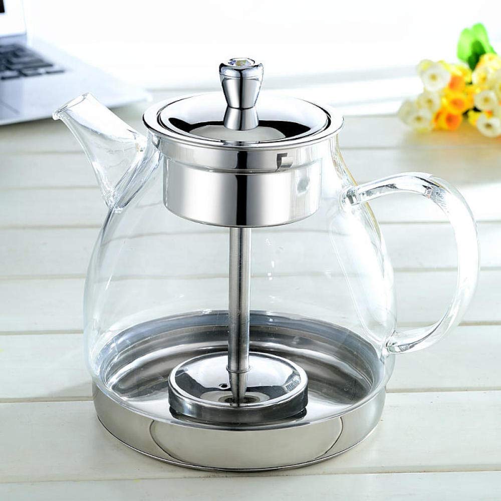 Premium Glass Teapot with Strainer - Heat-Resistant, Steamed & Boiled Tea Maker, Foam Filter, Healthy Kettle for Induction Cooker - Perfect for Home, Office & Tea Ceremonies