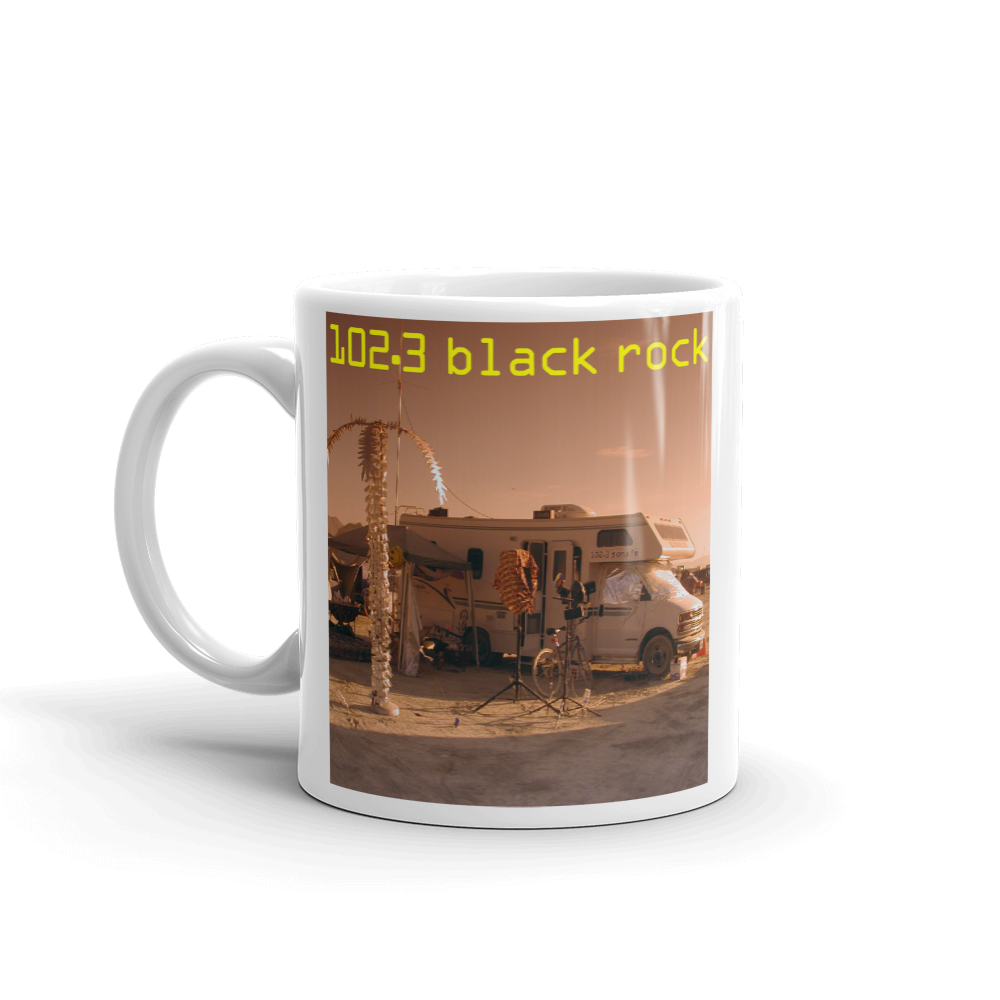 Black Rock FM Mug - Stainless Steel Travel Coffee Cup with Lid, 16oz Insulated Tumbler for Hot & Cold Drinks - Perfect for Camping, Office Commute, and Outdoor Adventures