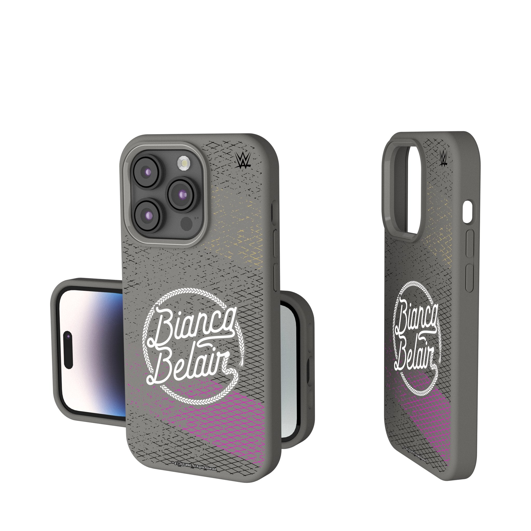 Bianca Belair Steel Soft Touch Phone Case for Apple iPhone 14/13/12/11 Pro Max - Durable Shockproof Cover with Premium Grip - Perfect for Work, Travel & Everyday Use