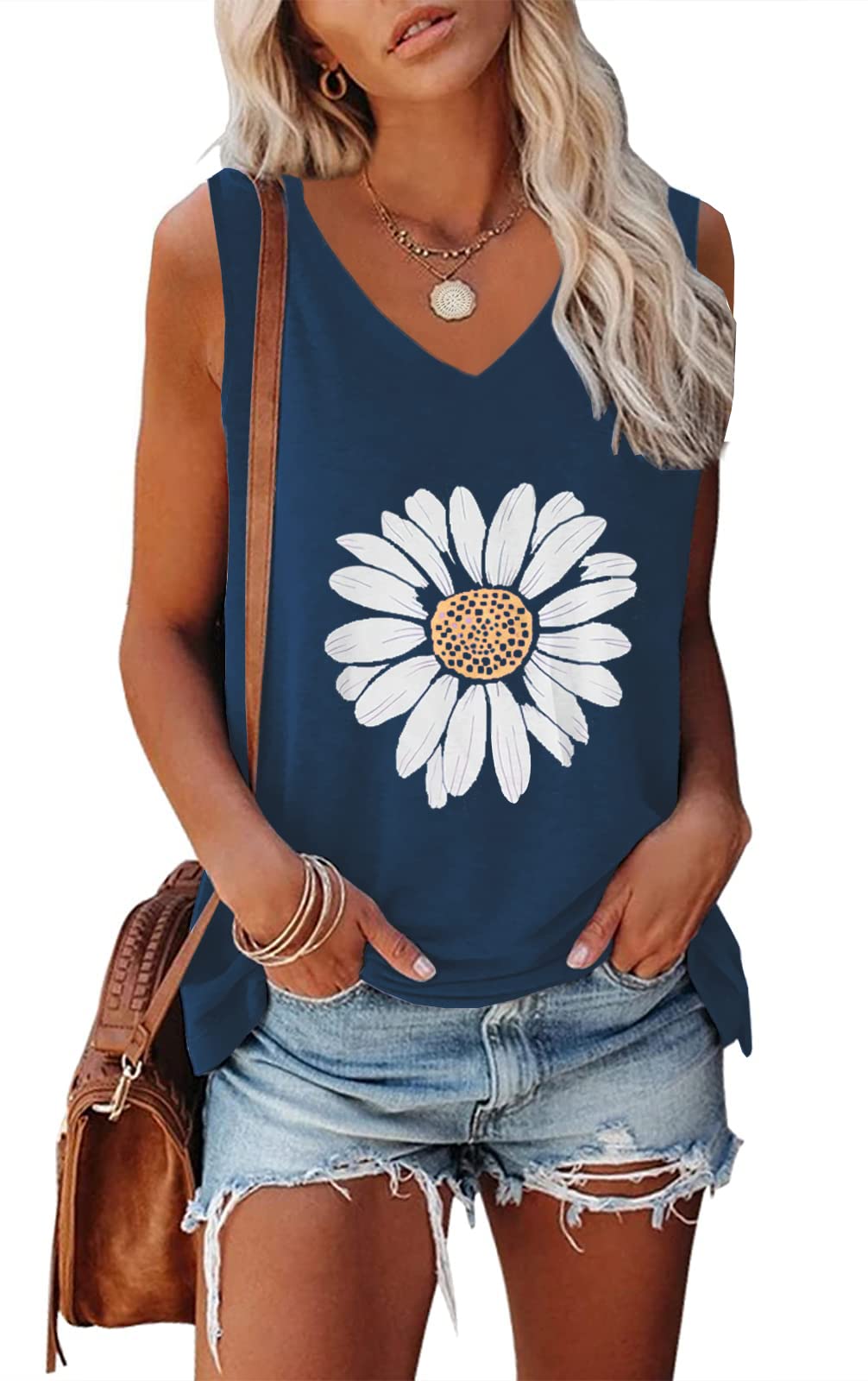 Women's Sleeveless Yoga Tank Tops - Breathable Loose Fit Athletic Shirts for Running, Workout & Summer Activities | Gym, Pilates & Casual Wear
