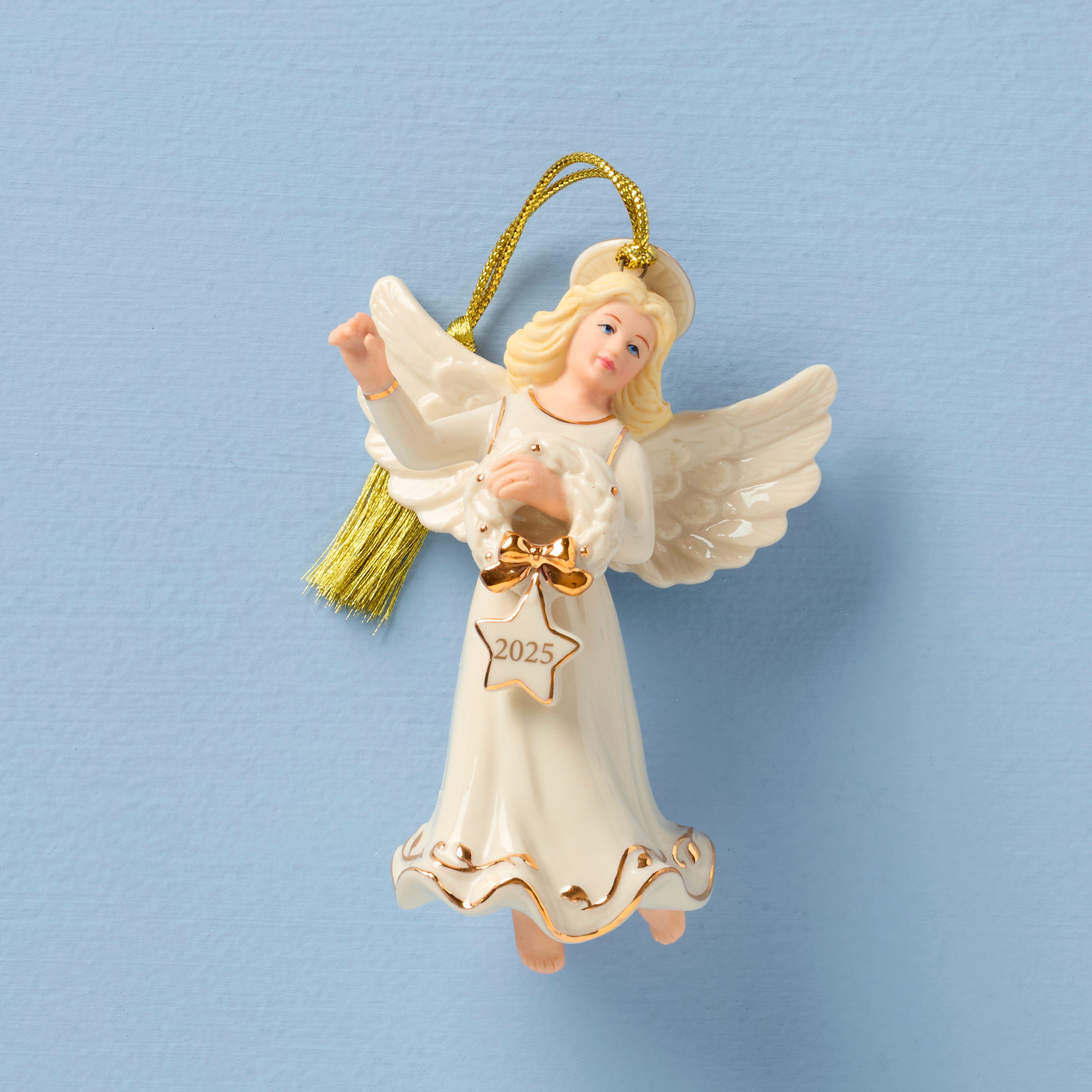 2025 Heavenly Angel Ornament - Christmas Tree Decorations, Holiday Home Decor, Gift for Mom & Grandma - Perfect for Xmas Tree Topper, Mantel Display, or Table Centerpiece