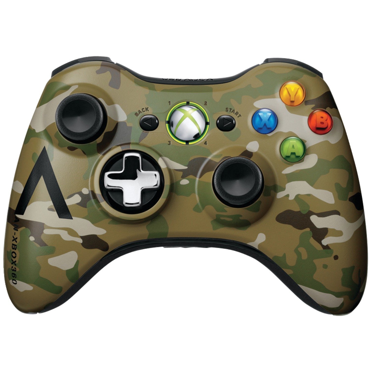 Renewed Xbox 360 Wireless Controller - Camouflage Design | Compatible with Xbox 360 & PC | Perfect for Gaming, Streaming & Multiplayer Sessions