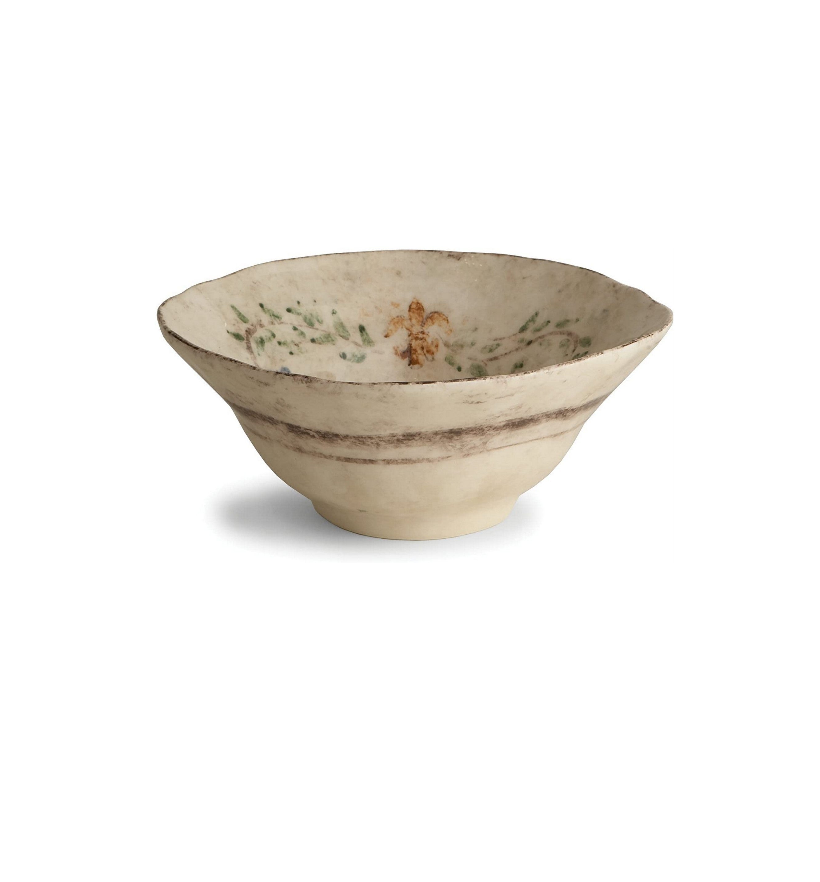 Arte Italica Medici Small Cream Serving Bowl - Elegant Italian Ceramic Dish for Pasta, Salad & Dessert - Perfect for Dinner Parties & Holiday Entertaining