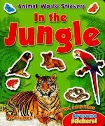 Animal World Jungle Stickers - Fun Games & Activities for Kids | Perfect for Scrapbooking, DIY Crafts & Classroom Projects