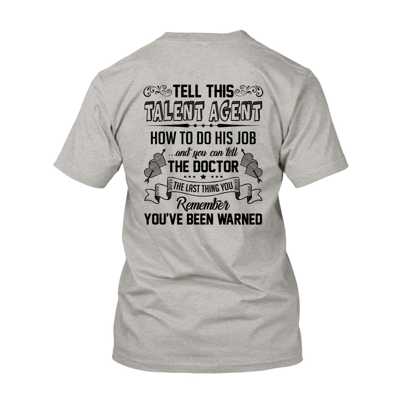 Talent Agent Job T-Shirt - Unique Cotton Tee for Actors, Agents & Entertainment Professionals - Perfect for Auditions, Castings & Industry Events
