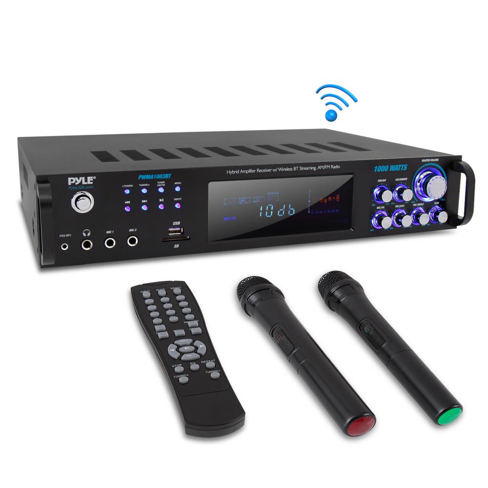Bluetooth Home Theater Hybrid Amplifier - Wireless Audio Receiver for Speakers, 5.1 Channel Stereo Sound System - Perfect for Home Theater, Gaming, and Music Streaming