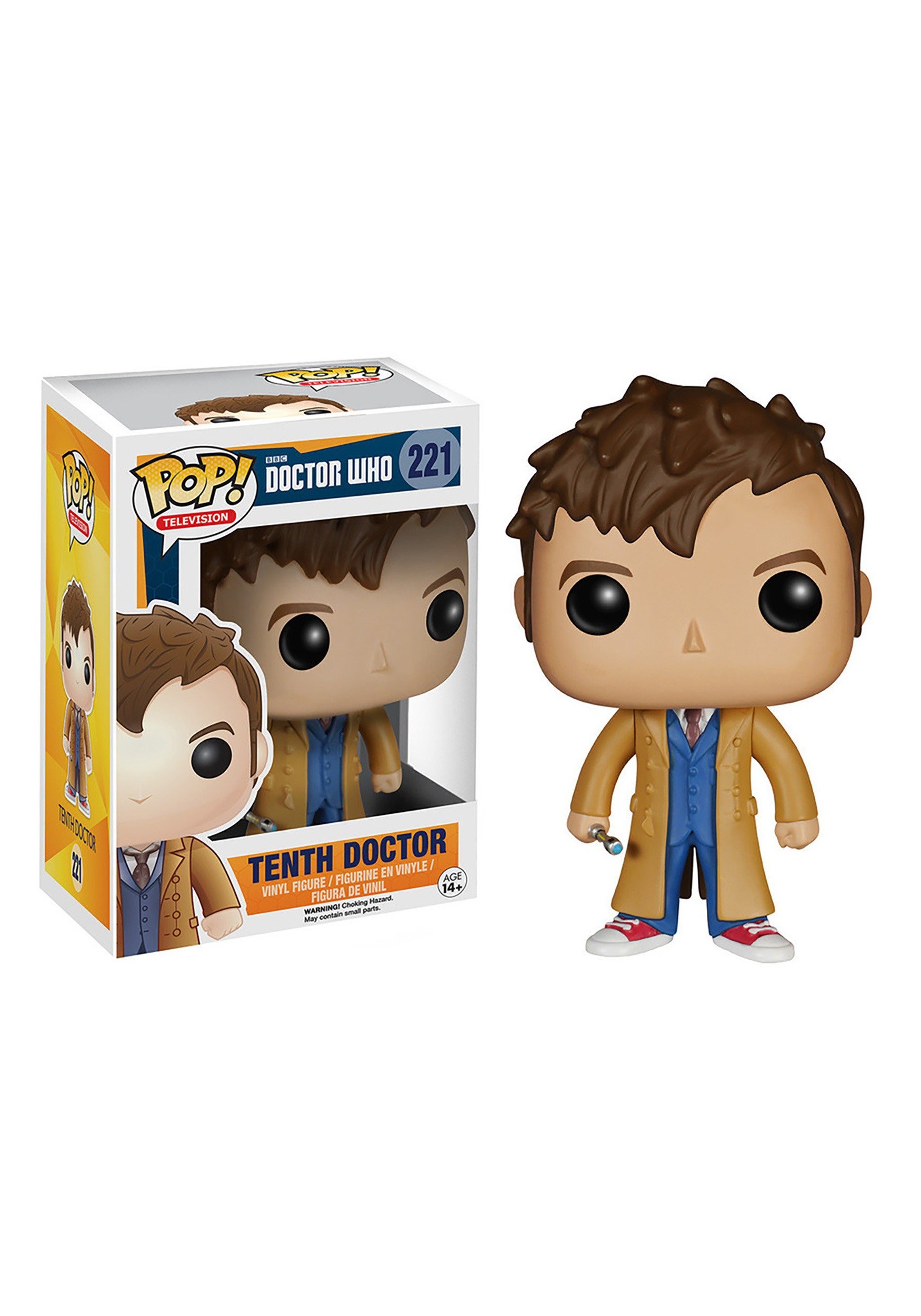 Funko POP TV: Doctor Who Dr #10 Action Figure Collectible - Perfect for Fans, Display & Gifts - Doctor Who Merchandise for Home & Office Decor