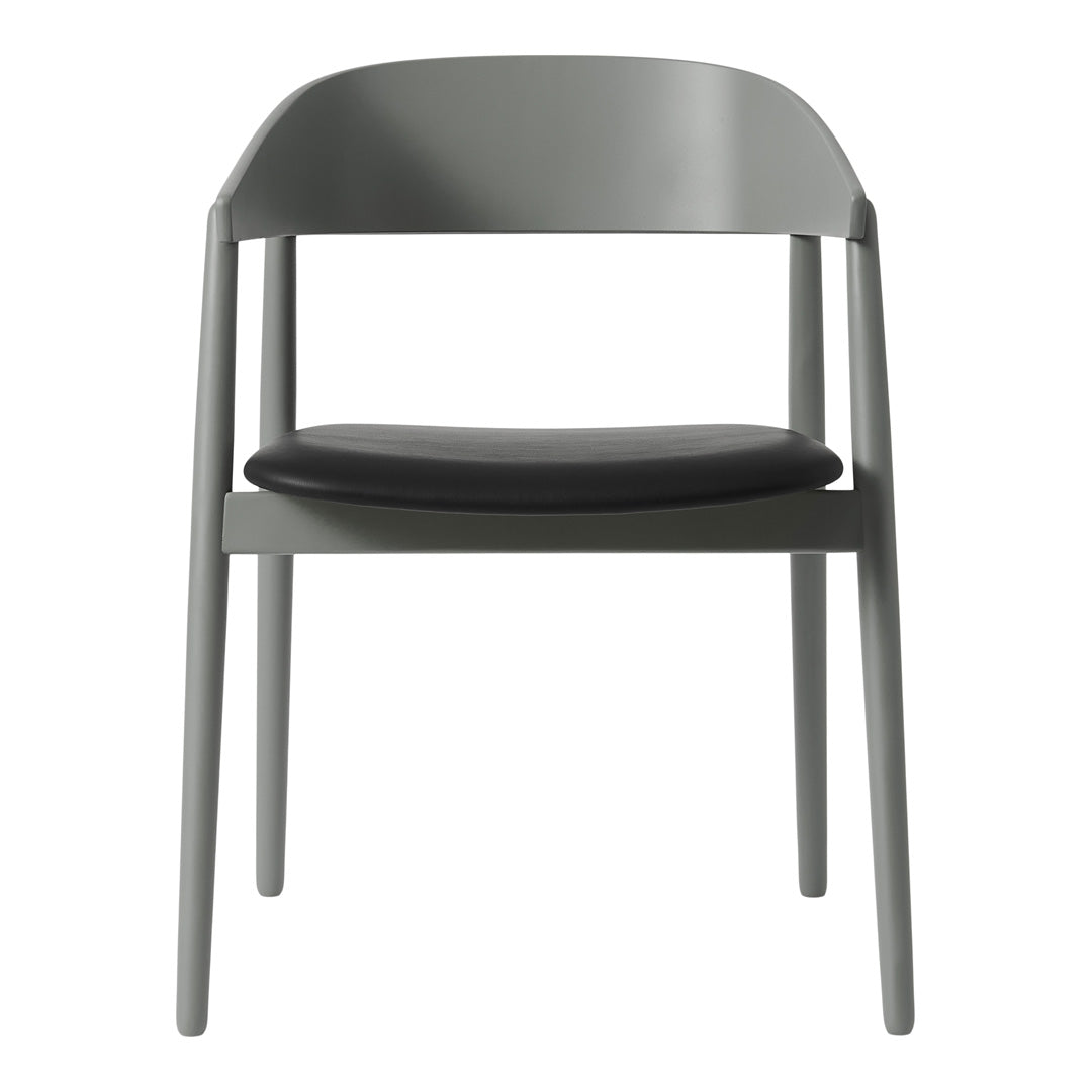 Premium AC2 Armchair with Genuine Leather Seat - Modern Living Room & Office Furniture for Comfort & Style