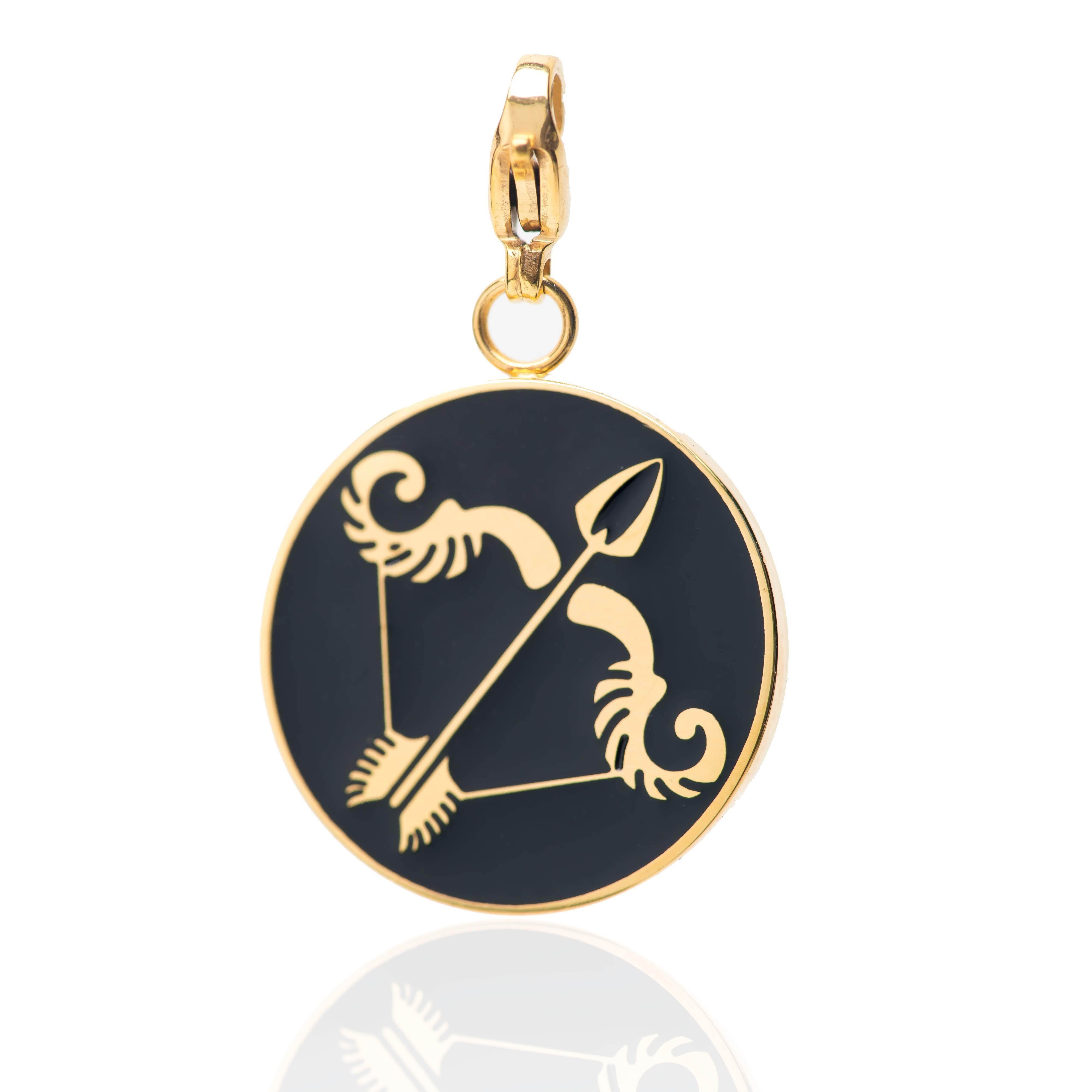 Sagittarius Zodiac Sign Pendant Necklace - Sterling Silver Archer Medallion for Women & Men - Perfect for Birthday Gifts, Astrology Lovers & Spiritual Jewelry Collection