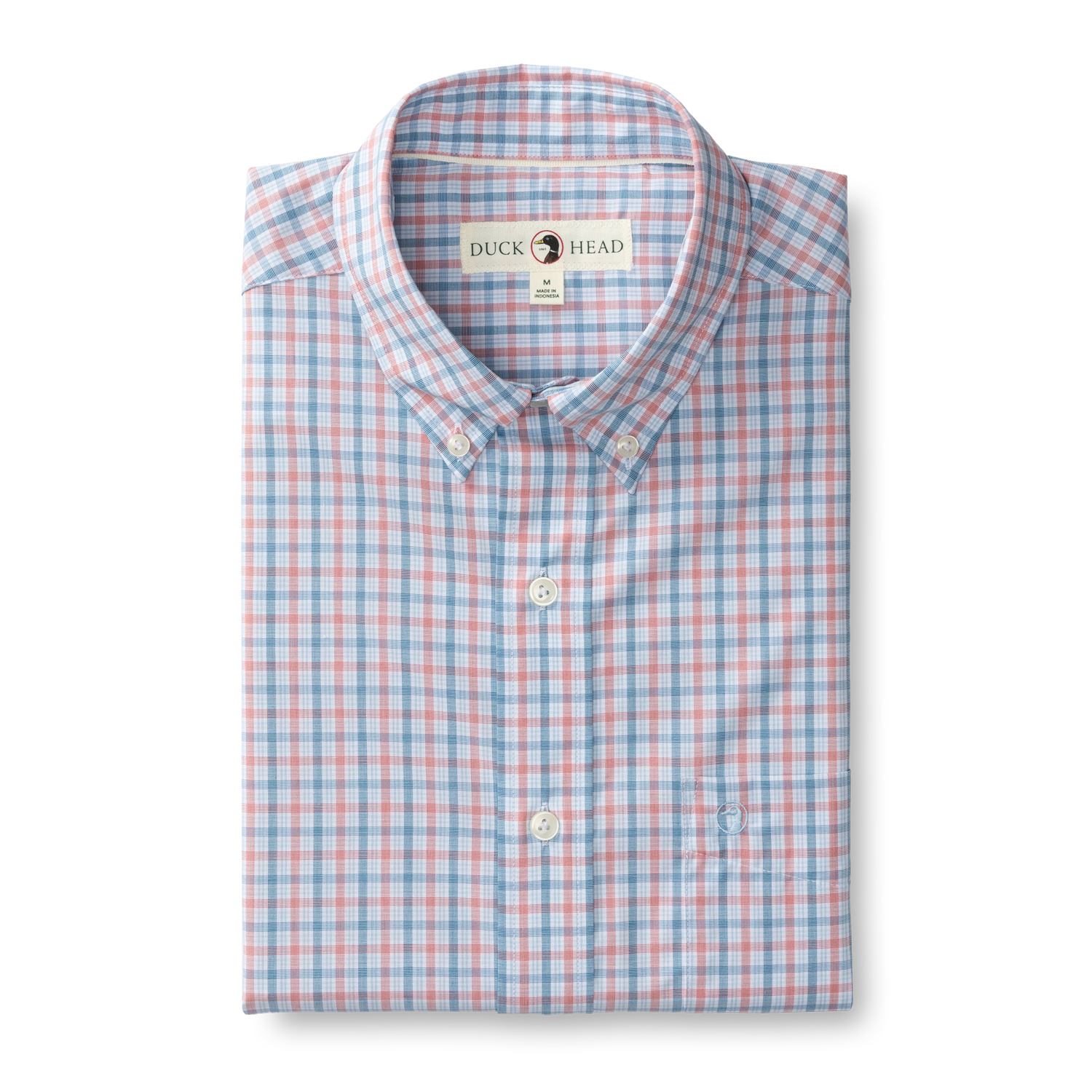 Performance Poplin Sport Shirt - Trent Plaid | Breathable & Comfortable Men's Casual Button Down Shirt for Work, Golf & Outdoor Activities