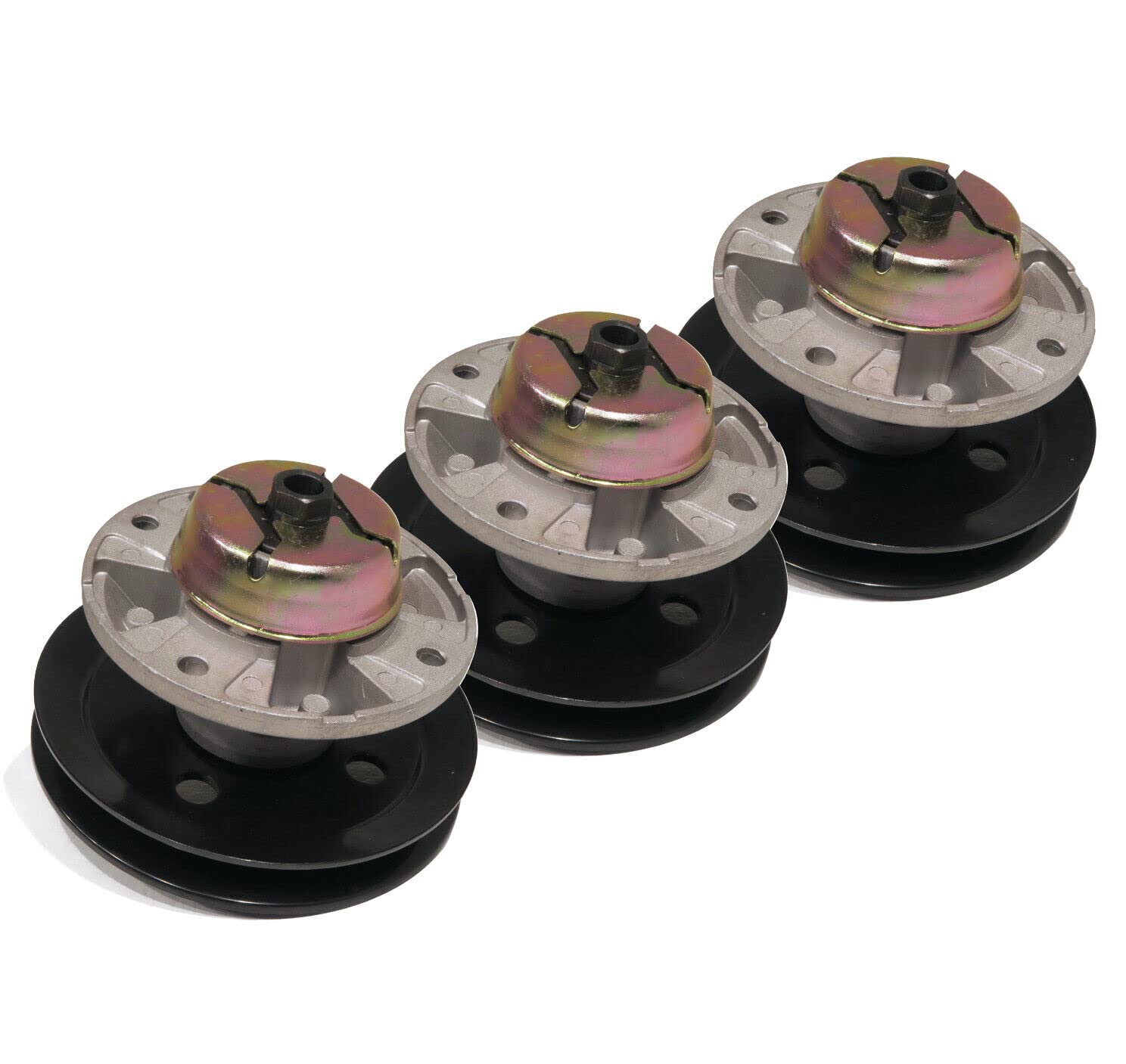 John Deere G100 FC540V Lawn Tractor Spindle Assembly (3-Pack) - Replacement Part for Blade Deck - Perfect for Lawn Mower Repair & Maintenance