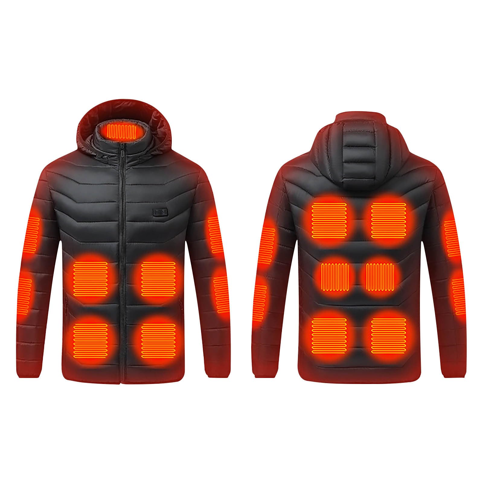YMADREIG Heated Jacket for Men & Women - Lightweight Electric Winter Coat for Outdoor Activities