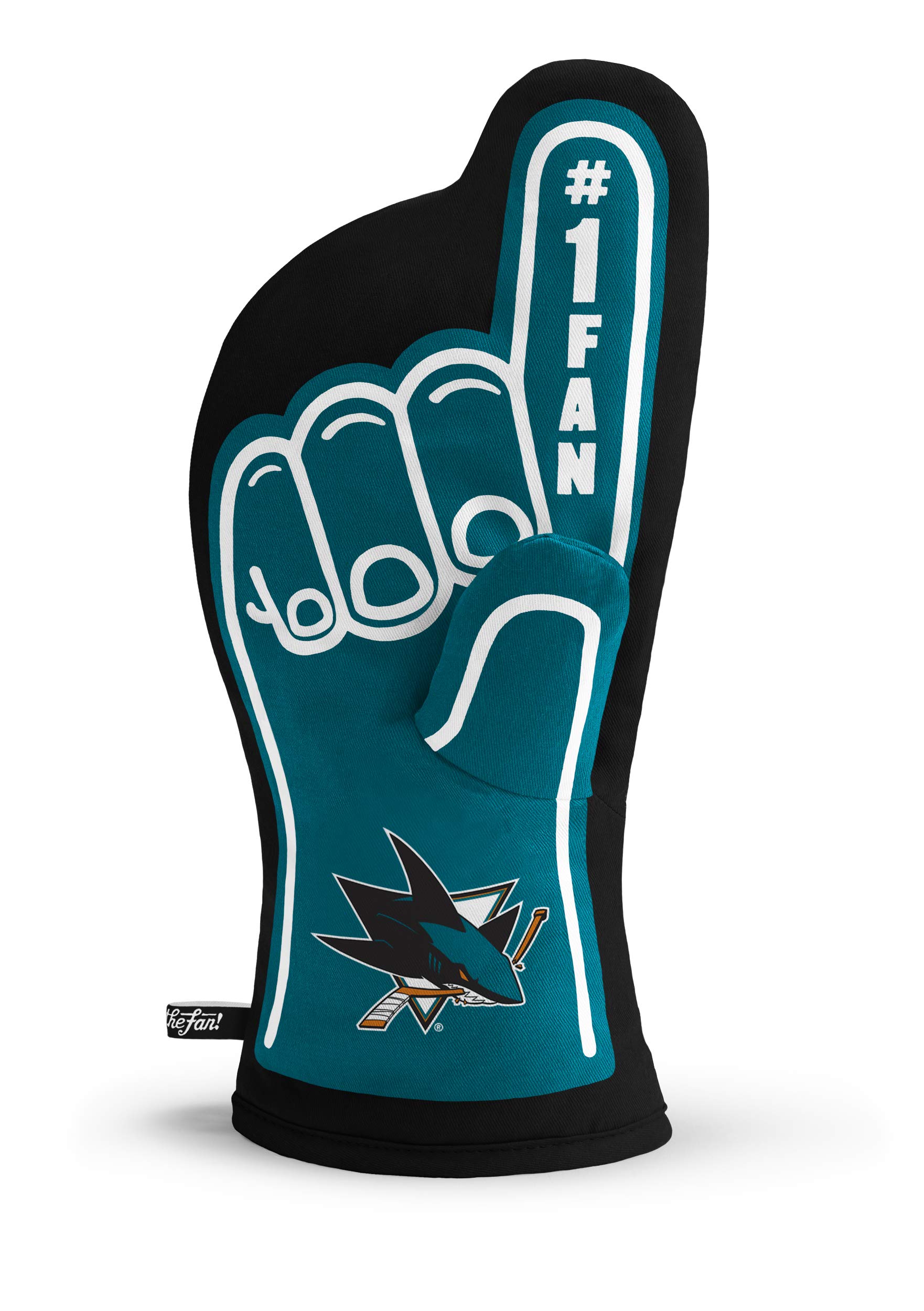 YouTheFan NHL #1 Heat Resistant Oven Mitt - Best Hockey Fan Kitchen Accessory for Baking, Grilling & Cooking (Officially Licensed NHL Team Designs)