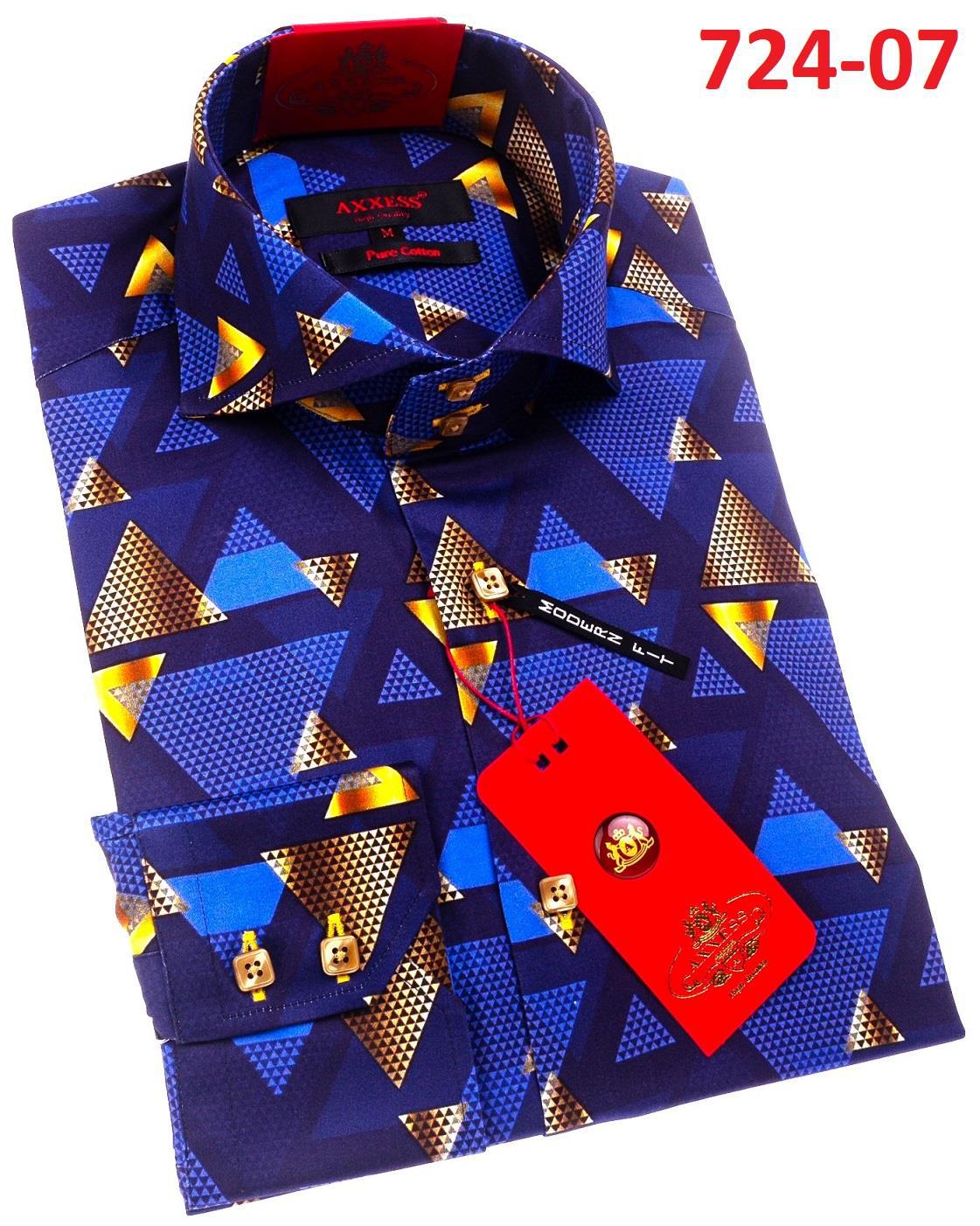 Axxess Modern Fit Shirt 724 07 - Premium Comfort Dress Shirt for Men | Business Casual & Office Wear | Perfect for Work, Meetings & Formal Events
