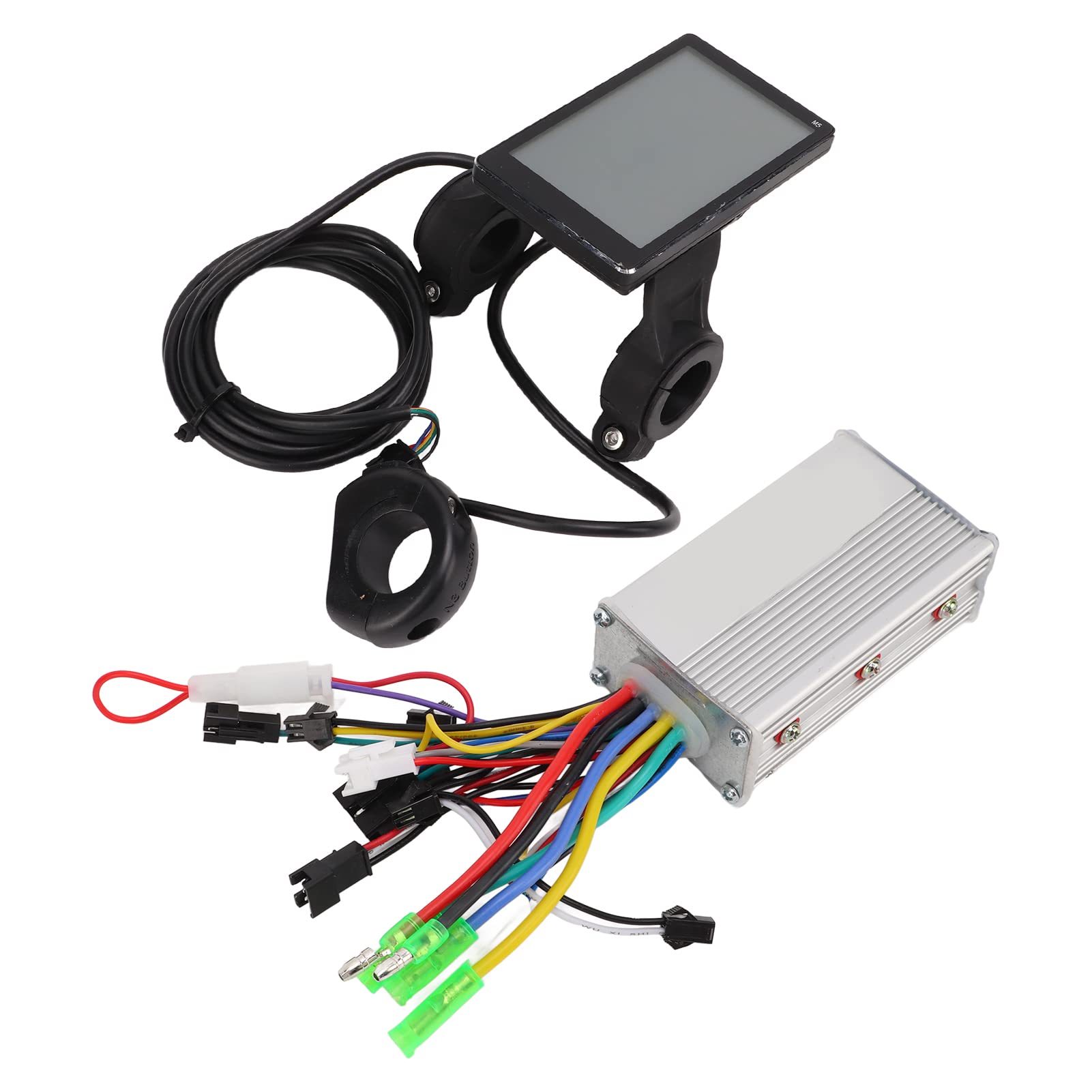Kadimendium 350W Electric Motor Controller Kit - 24V/36V/48V Brushless DC Motor Speed Controller with Heat Dissipation, Easy Installation for E-Bikes, Scooters & DIY Electric Vehicles