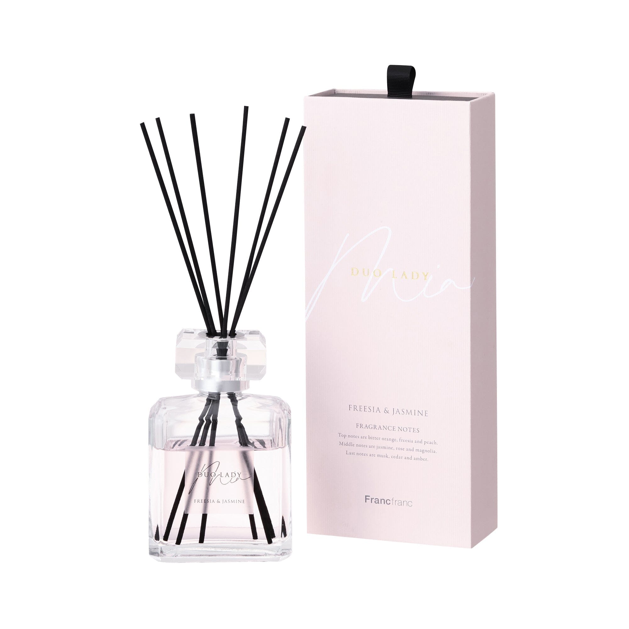 Duo Lady Fragrance Diffuser Pink - Elegant Home & Office Aromatherapy Essential Oil Diffuser for Women, Perfect for Bedroom, Bathroom, Spa and Yoga Room Relaxation