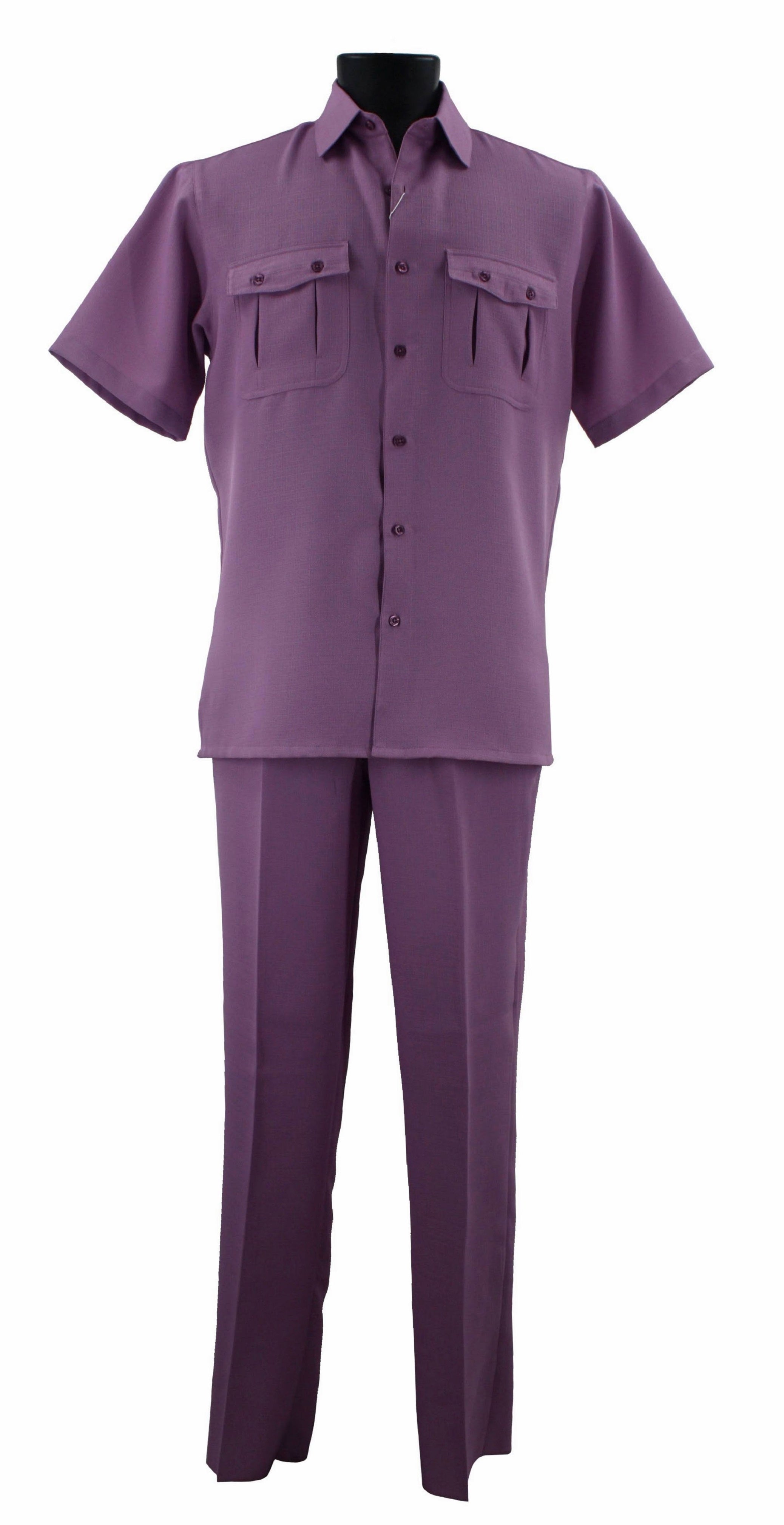 Bassiri Lilac 2-Piece Set A 138 - Elegant Floral Print Outfit for Women | Perfect for Summer Dresses, Casual Wear & Vacation Outfits