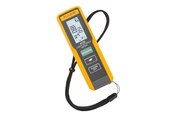 Fluke 417D High Precision Laser Distance Meter - Professional Digital Measuring Tool for Construction, Home Renovation & DIY Projects | Accurate Range Finder with LCD Display