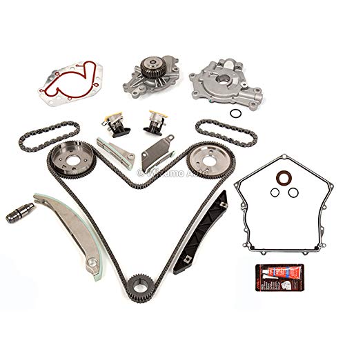 Mizumo Auto MA-9761230714 Timing Chain Kit with Cover Gasket, Water Pump & Oil Pump - Compatible with 2009-2010 Dodge Chrysler 2.7L Engine - Perfect for Engine Repair, Maintenance & Performance Upgrades