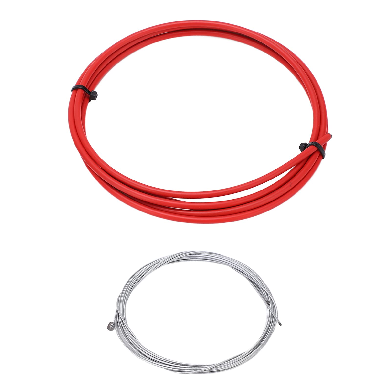Premium Bike Shifter Cable - Universal Heat-Resistant Bicycle Gear Shift Cable for Road Bikes, Mountain Bikes & Folding Bikes (Red) | Smooth Gear Shifting for Commuting, Trail Riding & Urban Cycling