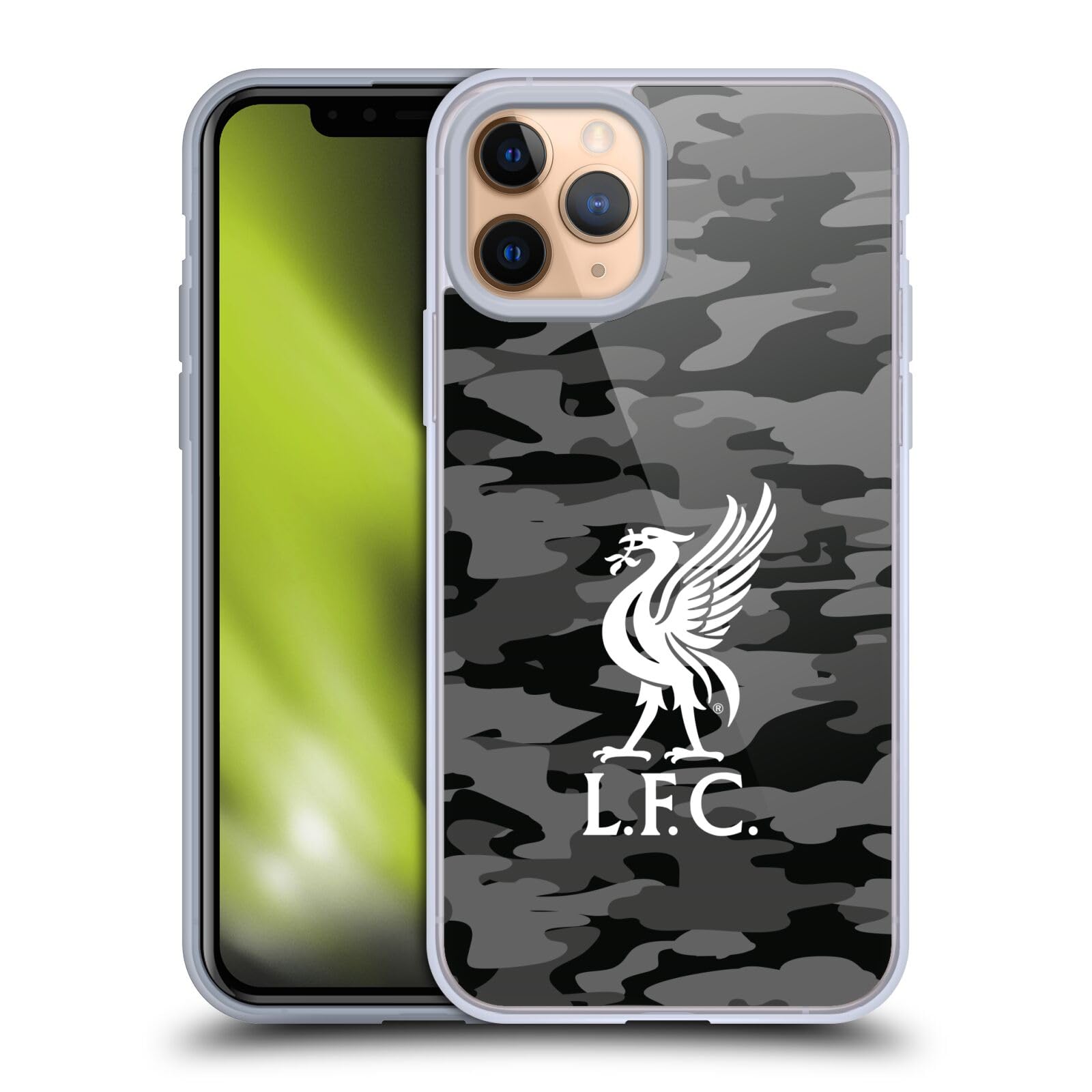 Liverpool FC Away Colorways Liver Bird Camouflage Soft Gel Case for iPhone 11 Pro - Durable Protection for Fans & Daily Use