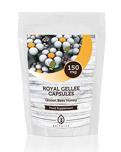 Bumble Bee Honey Fresh Royal Jelly 150mg x 1000 Capsules - Premium Queen Bee Supplement with Vitamins, Minerals & Amino Acids | Immune Support, Energy Boost & Skin Care | Natural Bee Milk for Daily Wellness