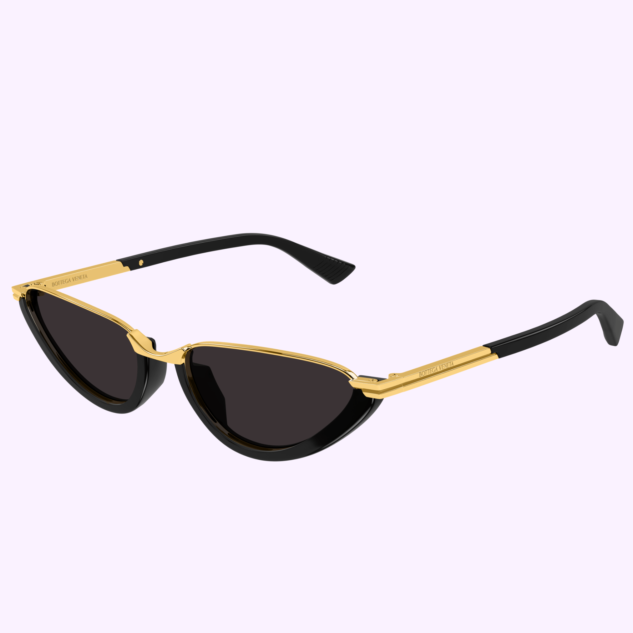 Bottega Veneta BV1346S 001 Ribbon Sunglasses for Women - 56mm UV Protection Luxury Fashion Shades | Perfect for Beach, Driving & Outdoor Activities