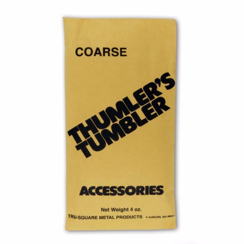 Thumlers Tumbler 4 oz Rock Tumbling Coarse Grit - First Stage Polishing Media for Lapidary, Stone Polishing & Jewelry Making - Perfect for Beginners & Rock Hounds