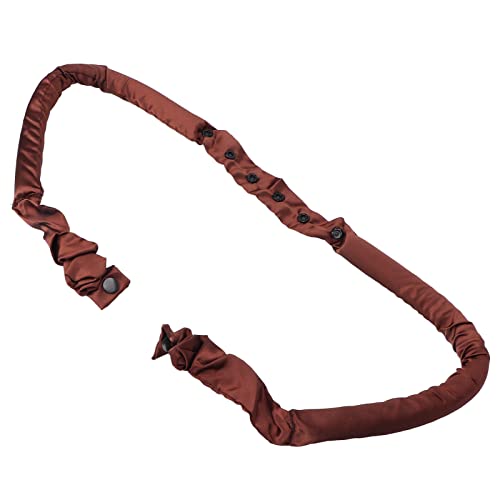 EVA Foam Heatless Hair Roller Headband - Skin-Friendly, No Damage Hair Curler for Sleeping, Thick Hair Care (Brown) | Perfect for Overnight Styling & Gentle Hair Protection