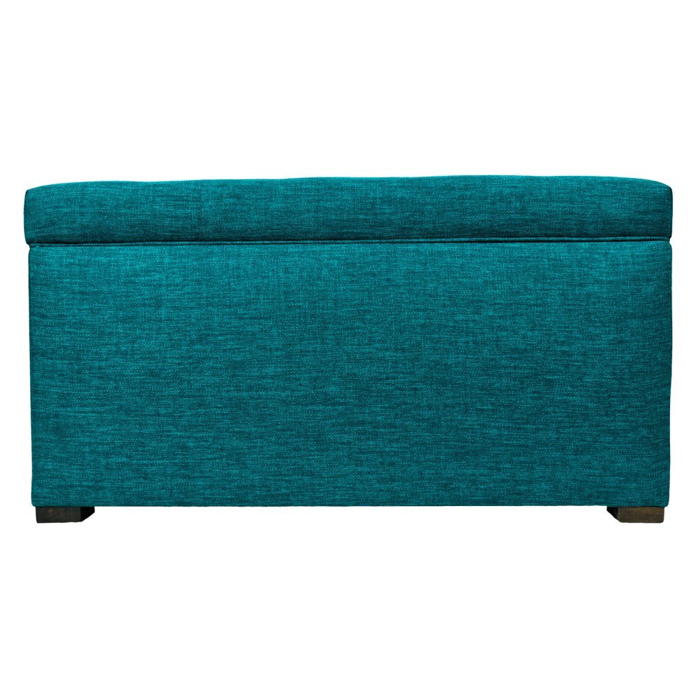 MJL Furniture Angela Klargo Upholstered Storage Bench with Cushion - Stylish Entryway, Bedroom, or Living Room Seating & Organization Solution