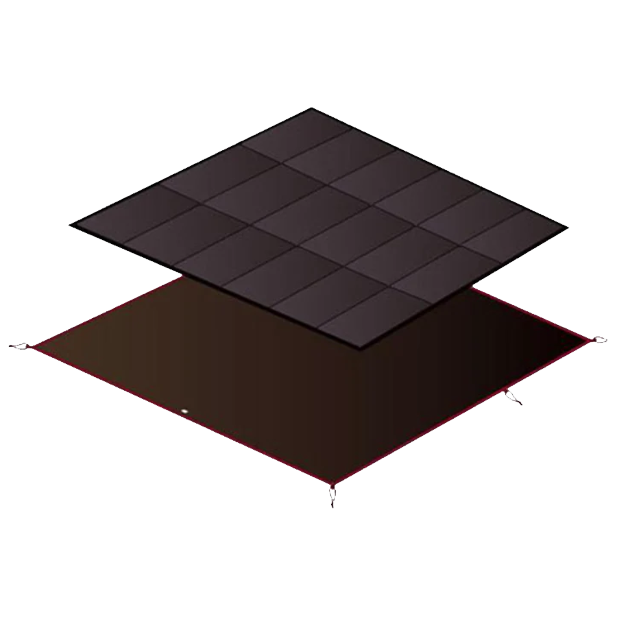 Amenity Dome Small Mat & Sheet Set - Portable Camping Gear for Outdoor Adventures, Hiking, and Travel
