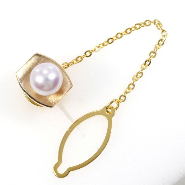 18K Yellow Gold Pearl Pin Brooch for Women - Elegant Vintage Pearl Jewelry Gift for Brides, Prom, Weddings & Special Occasions
