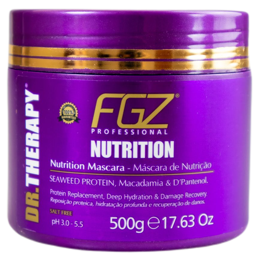 Dr. Therapy Nutrition Mask 500g - Hydrating & Revitalizing Facial Treatment for Dry & Sensitive Skin | Fogazza Cosmetics | Perfect for Spa Days & Nighttime Skincare Routine