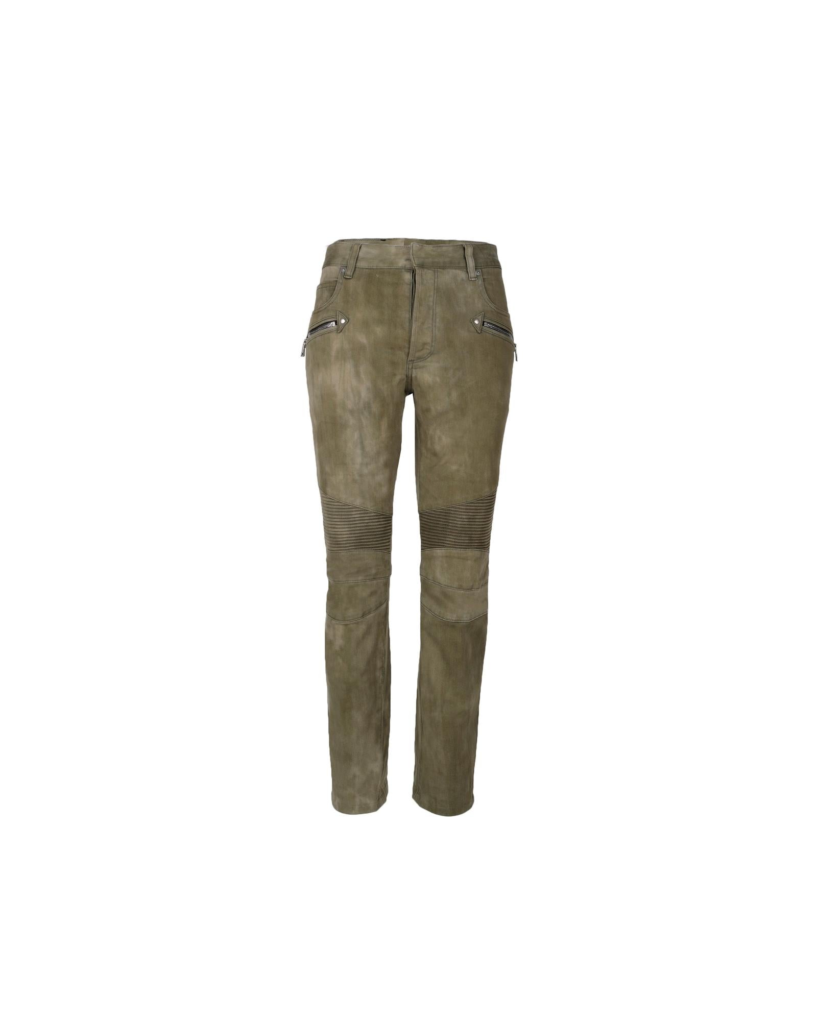 Men's Biker Jeans with Hook & Button Closure - Stretch Denim Pants with Biker Stitching Details for Motorcycle Riding & Casual Wear