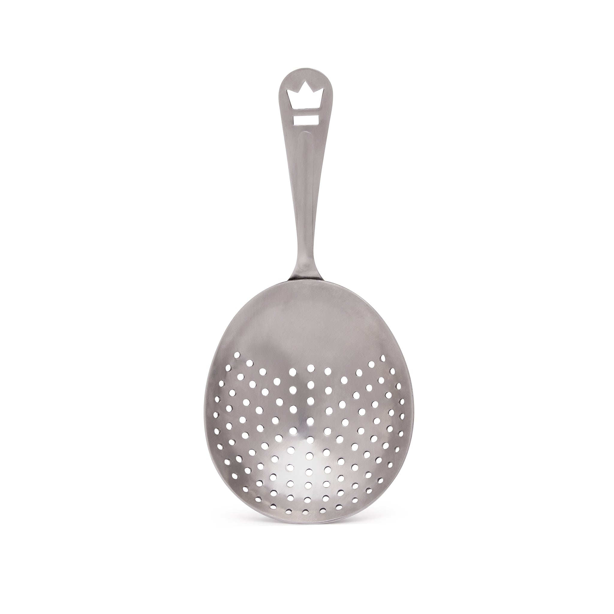 Premium Julep Strainer - Stainless Steel Cocktail Tool with Matte Finish for Mint Juleps, Mojitos & Classic Cocktails